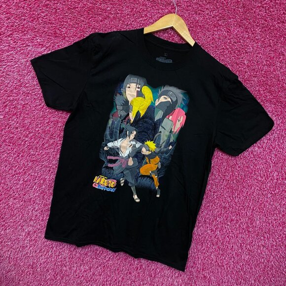 Naruto Shippuden Naruto n Team7 vs Sasuke n Akatsuki Tee L - Picture 3 of 4